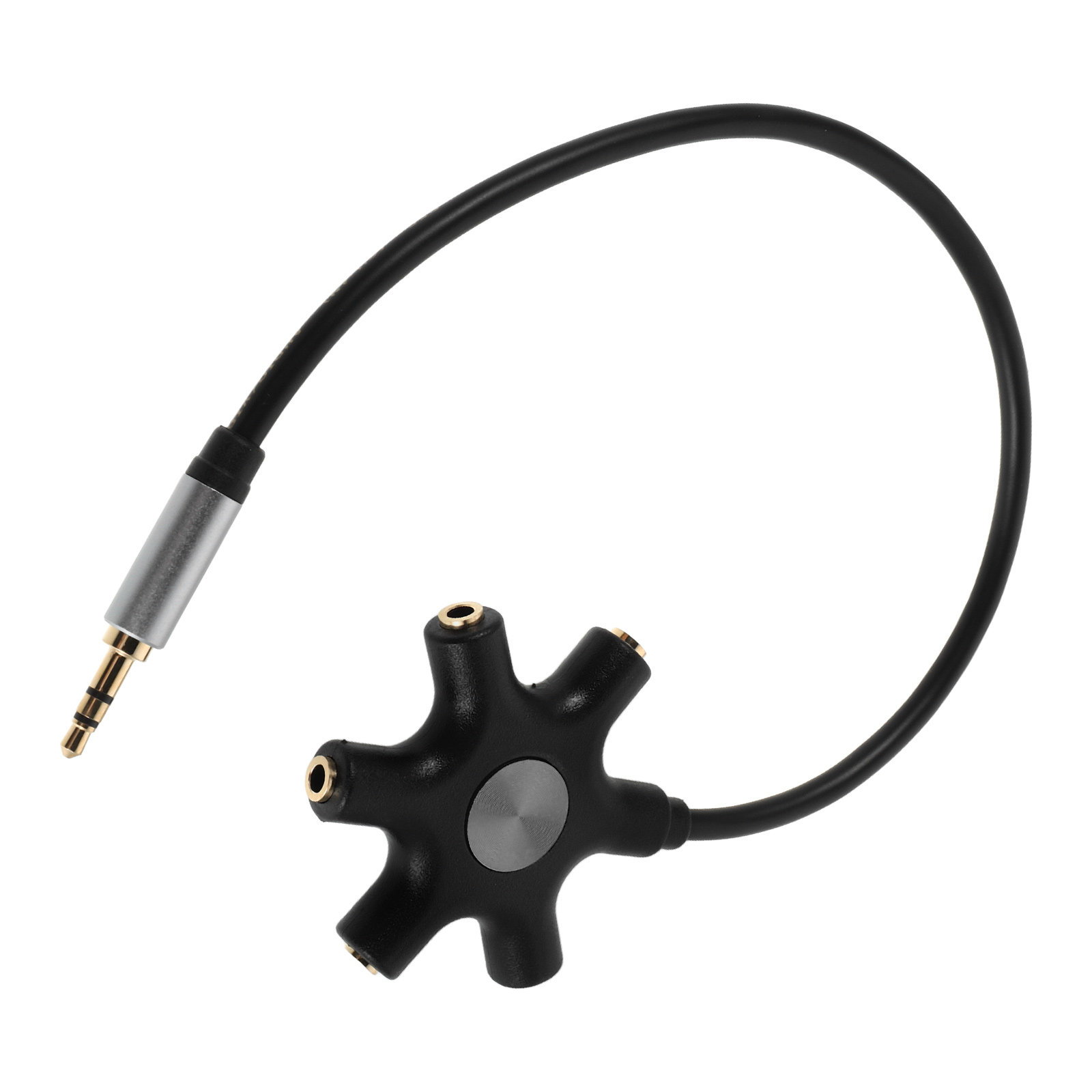 Audio Music Hub - Audio Splitter Hub 5 Ports Multi