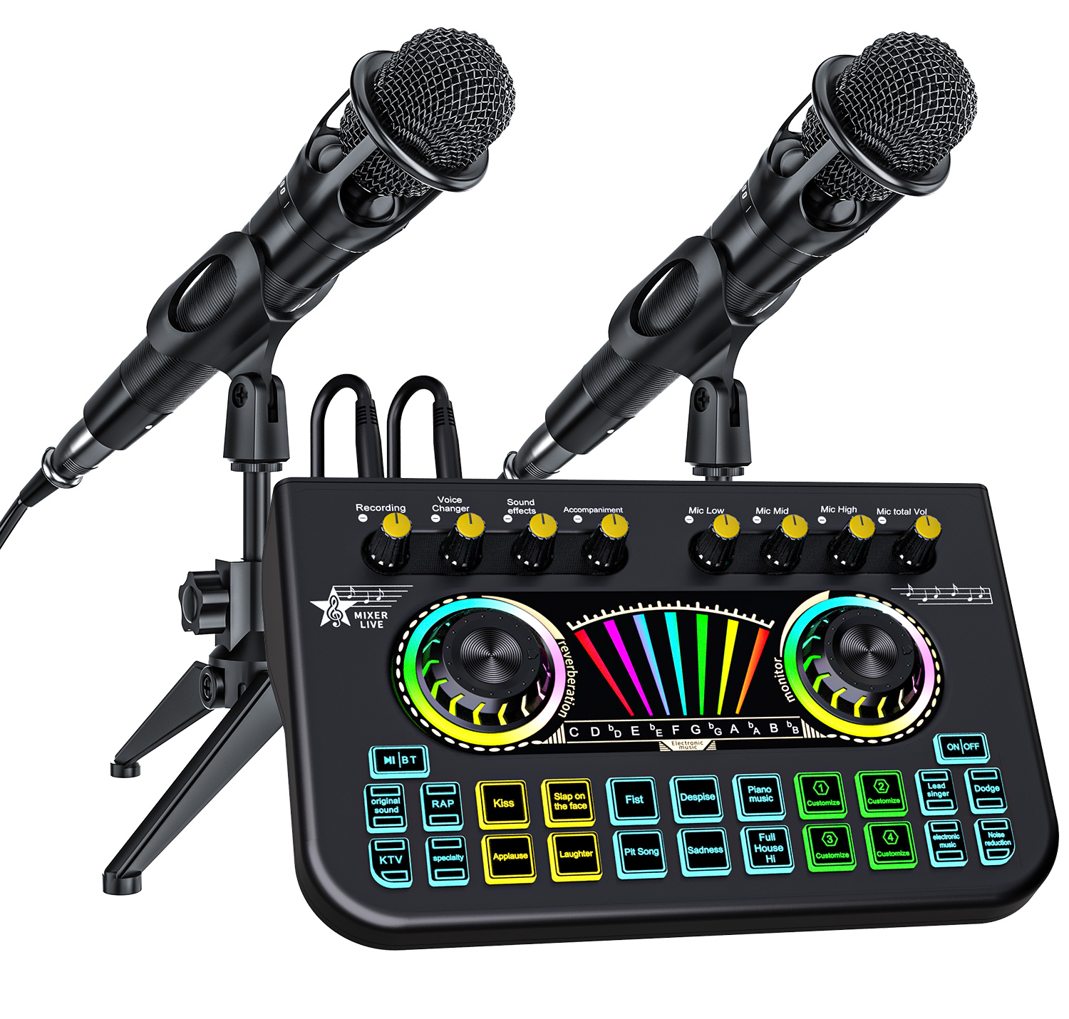 Audio Music Voice Changer - Tenlamp Sound Board for Pc/Phone Live