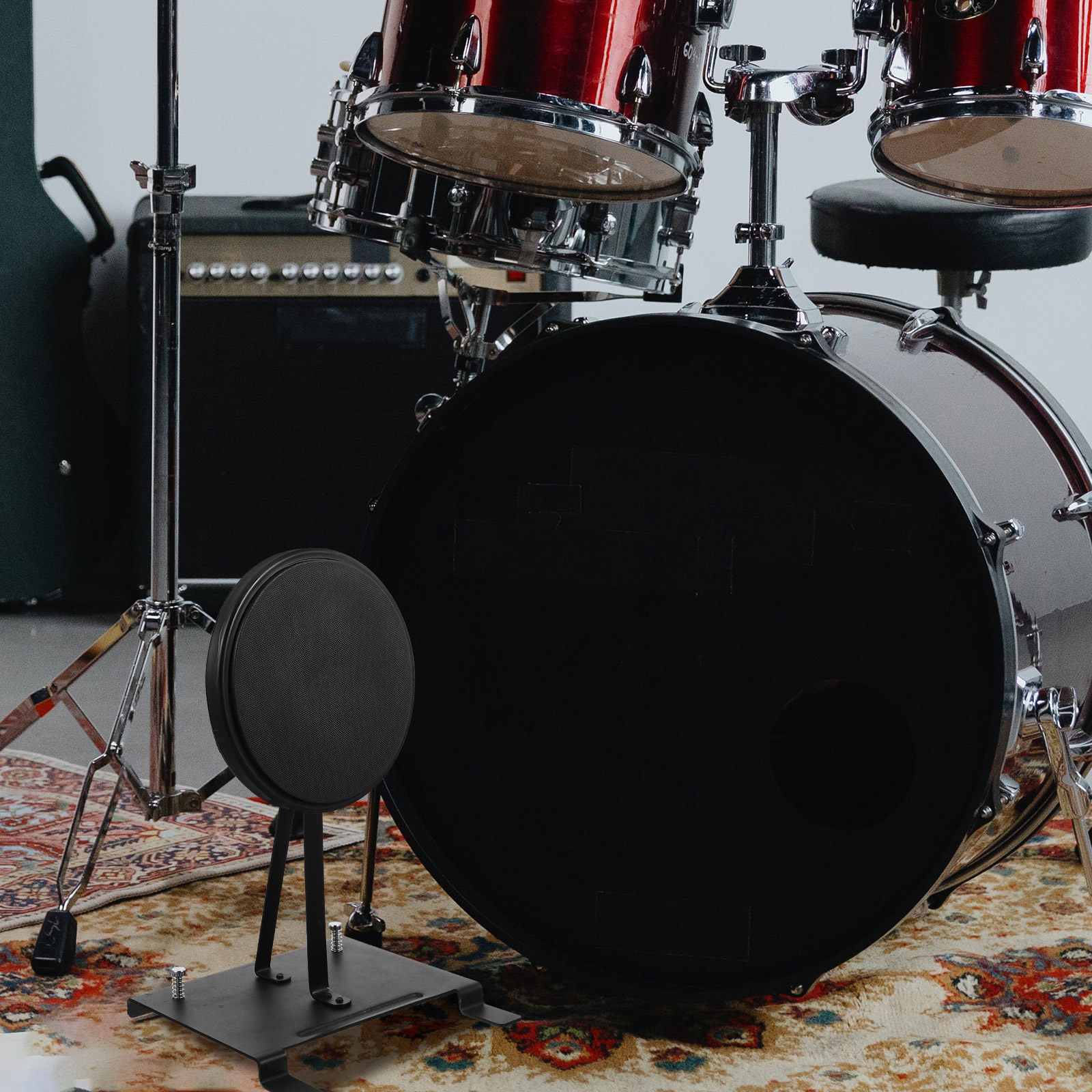 Drum Practice Pad - Double Kick Drum Practice Pad Bass