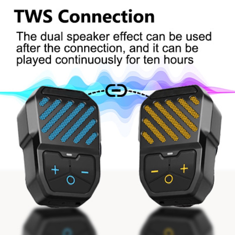 Audio Music Free Online - Magnetic TWS Bluetooth Speaker, Clip-On Portable