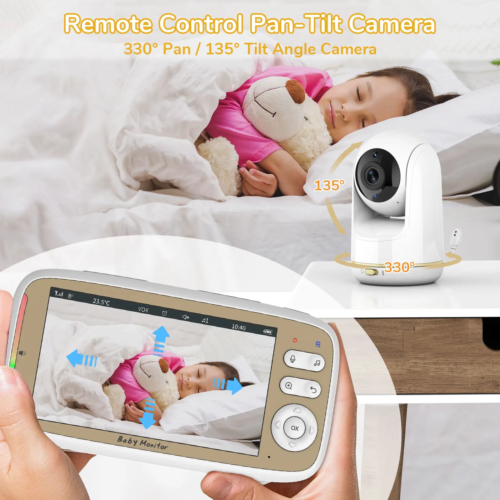 VB803 PRO Baby Monitor with 2p - Audio Music For Video recensie en prijs