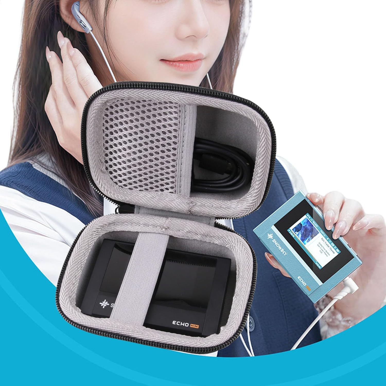 Carrying Hard EVA Case for MEC - Audio Music Player recensie en prijs