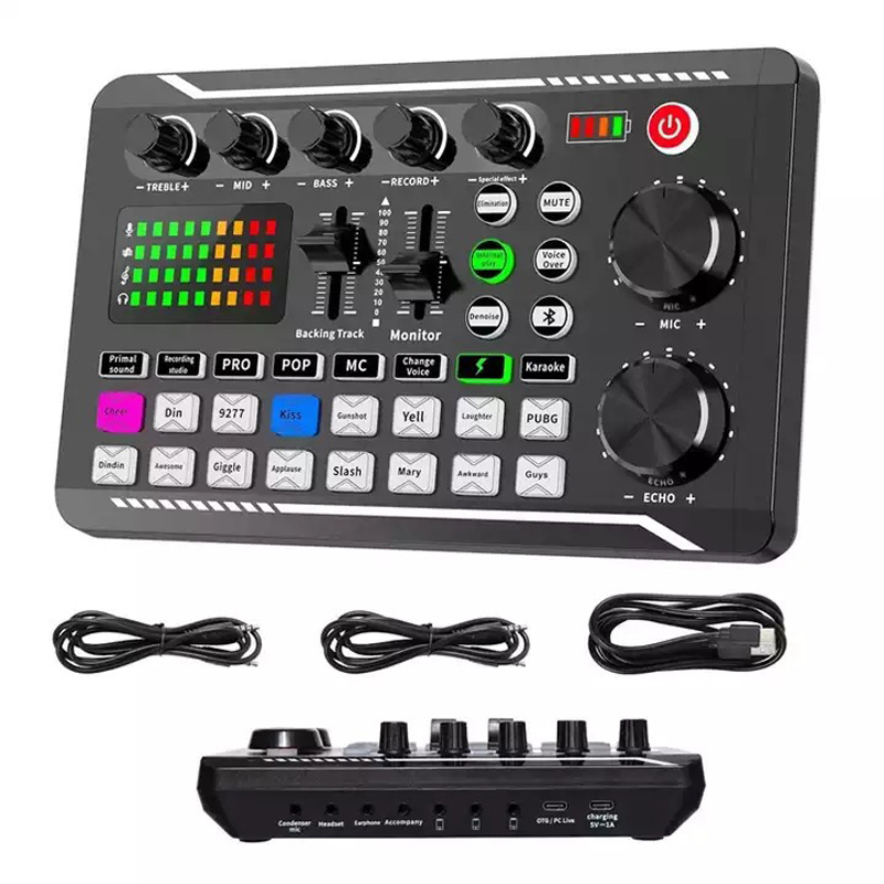 F998 Live Sound Card Audio Tun - Audio Music Voice Changer recensie en prijs