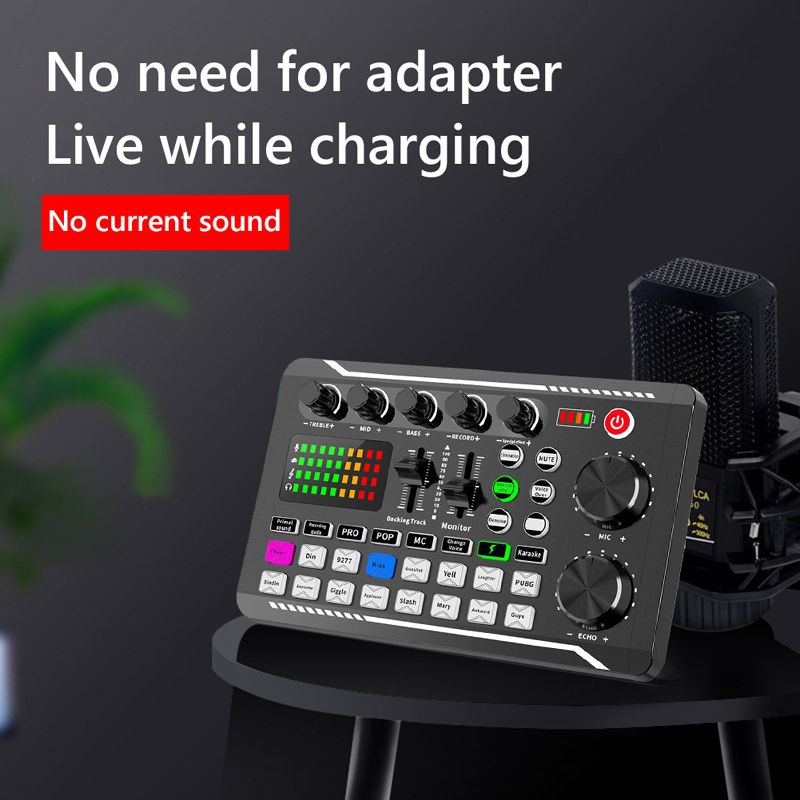 F998 Live Sound Card Audio Tun - Audio Music Voice Changer recensie en prijs