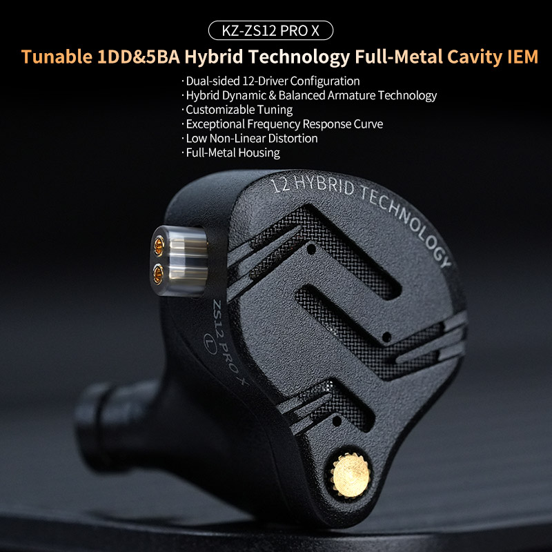 KZ ZS12 PRO X Metal Earphones  - Audio Music Technology recensie en prijs