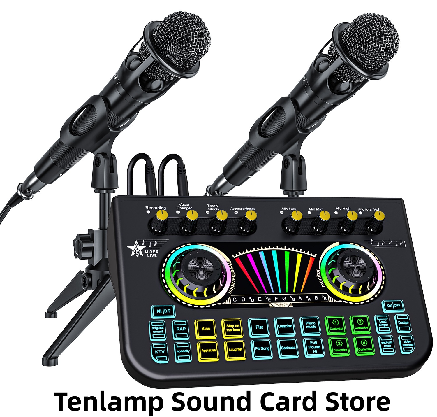 Tenlamp Sound Board to Play Mu - Audio Music Voice Changer recensie en prijs