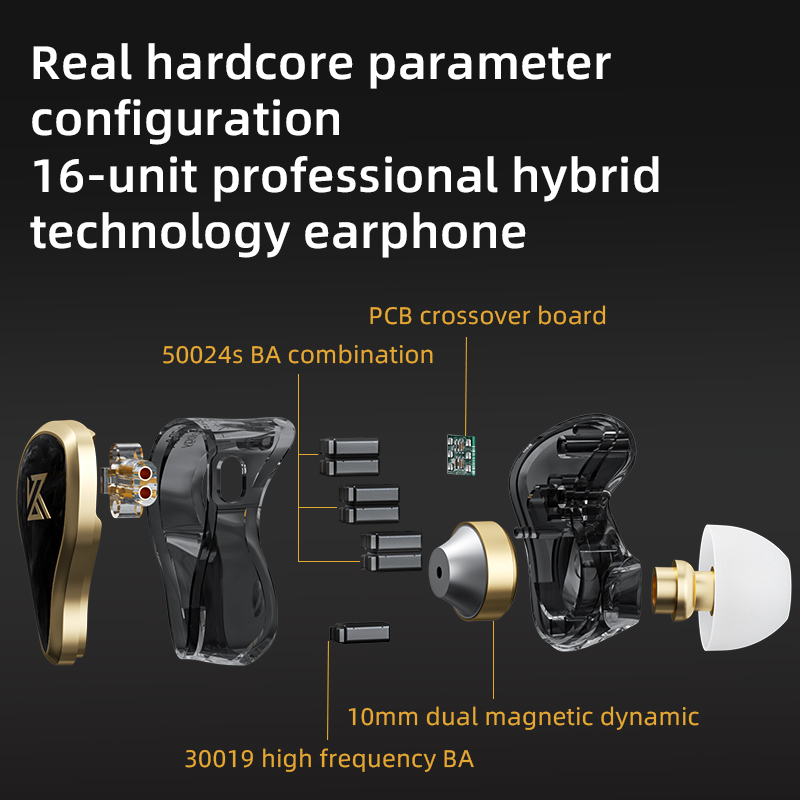 KZ ZAS Metal Wired Earphone 16 - Audio Music Technology recensie en prijs