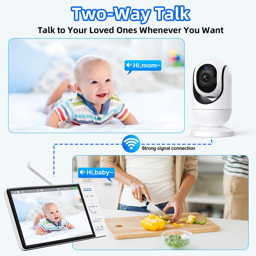 7.0'' Video Baby Monitor 720P  - Audio Music For Video recensie en prijs