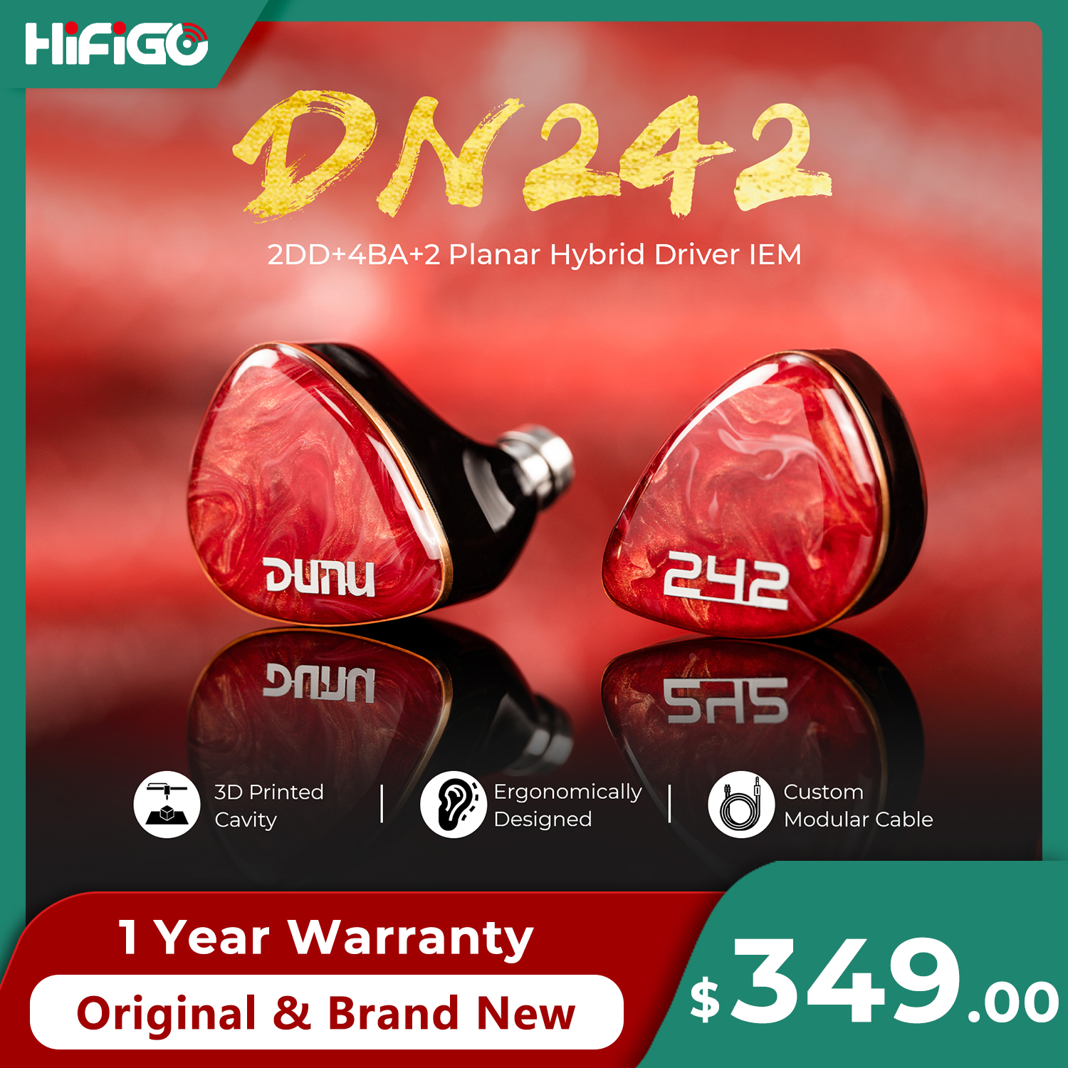 DUNU DN242 2DD+4BA+2 Micro Pla - Audio Music Technology recensie en prijs