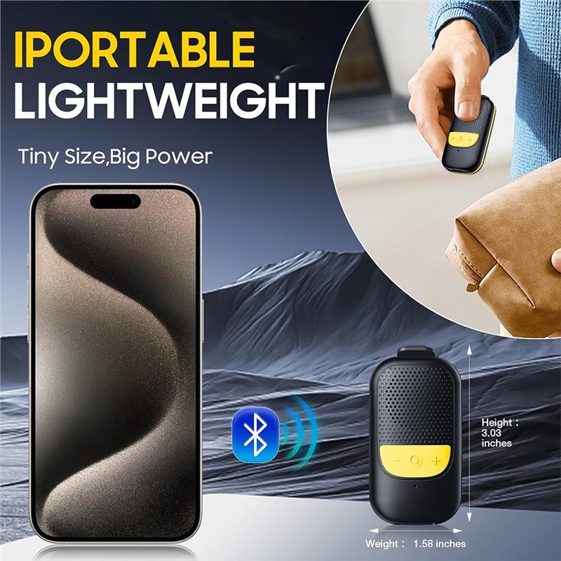 B68C Clip-On Portable Bluetoot - Audio Music Free Online recensie en prijs