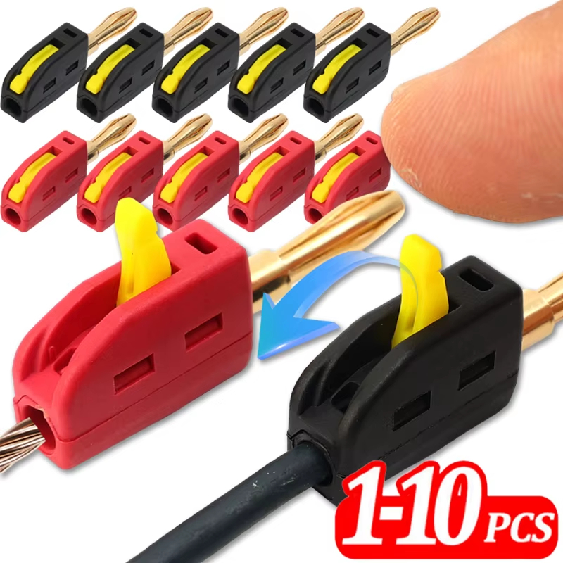 1-10Pcs Banana Plug High Curre - Audio Music Test recensie en prijs