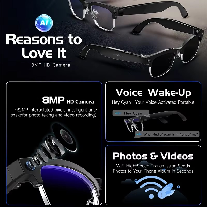 Smart Camera Glasses Photo and - Audio Music For Video recensie en prijs