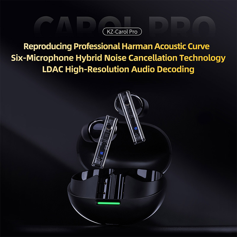 KZ Carol Pro TWS Bluetooth 5.4 - Contact Pickup Mic recensie en prijs