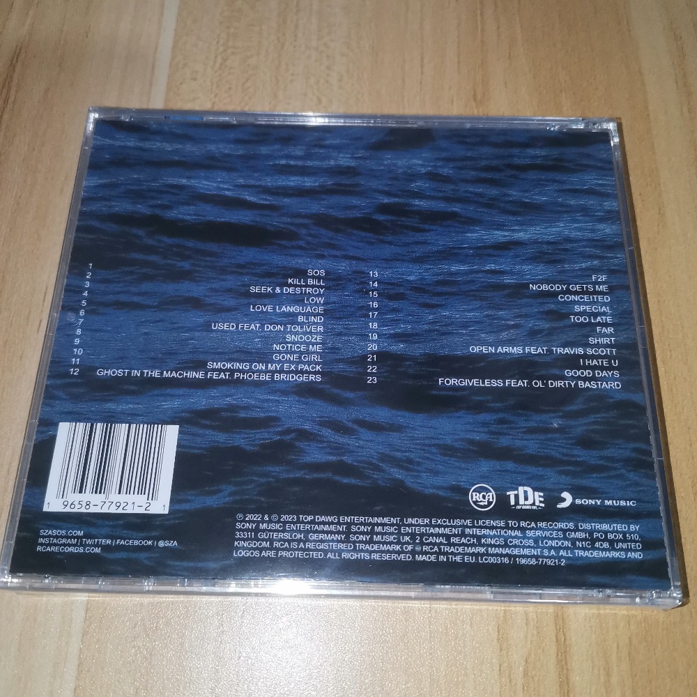 SZA SOS CD R&B Pop Soul Music  - Music Song Audio recensie en prijs