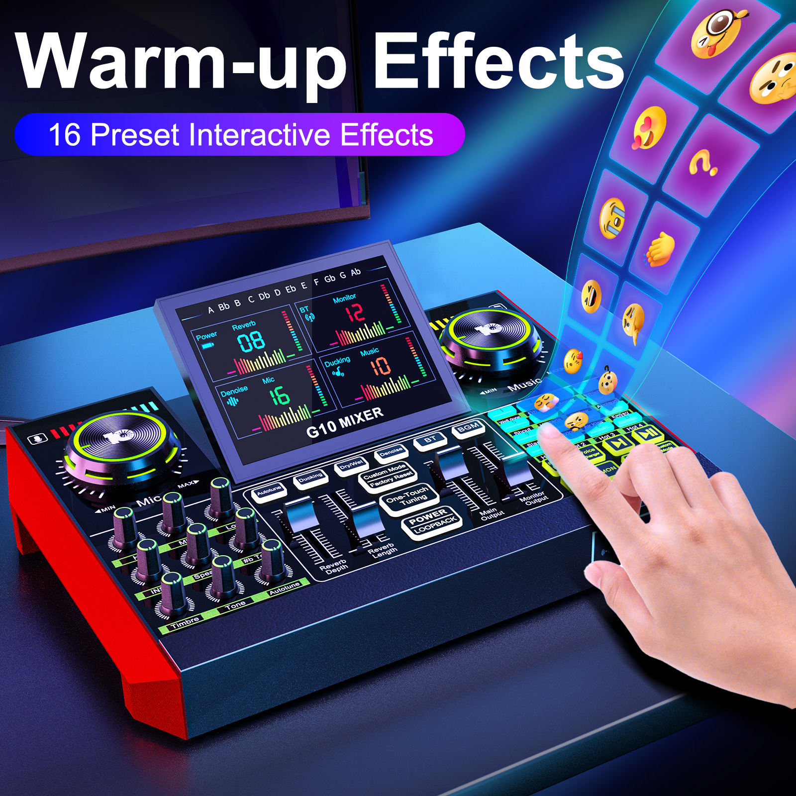 Tenlamp Audio Interface Mixer  - Audio Music Voice Changer recensie en prijs