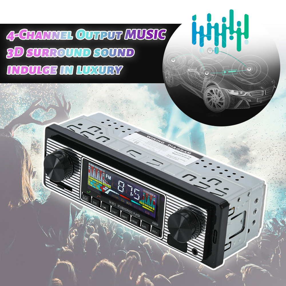 Vintage Car Radio Vehicle Inte - Audio Music Player recensie en prijs