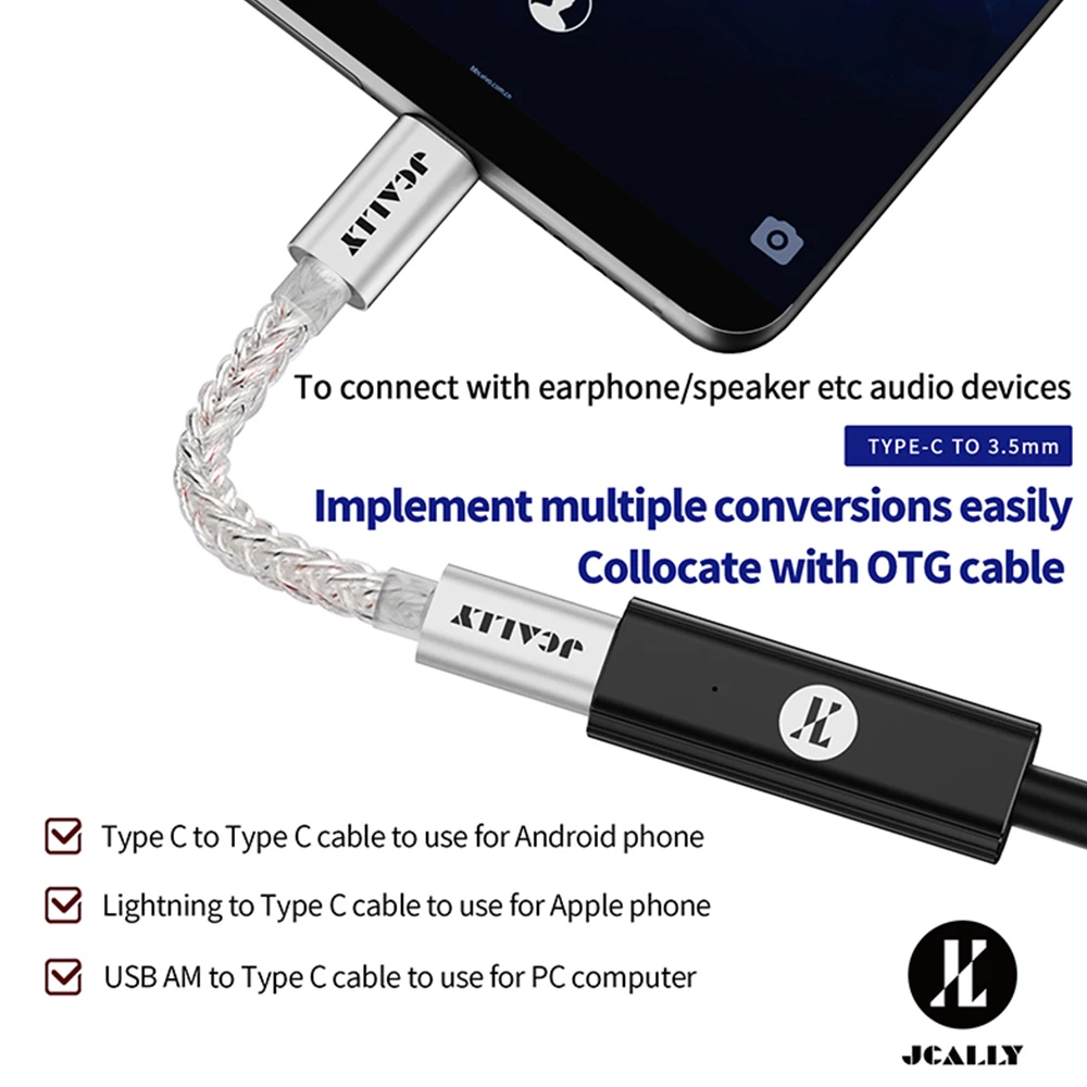 JCALLY AP7 Portable DAC Amplif - Headphone Amplifier Dac recensie en prijs