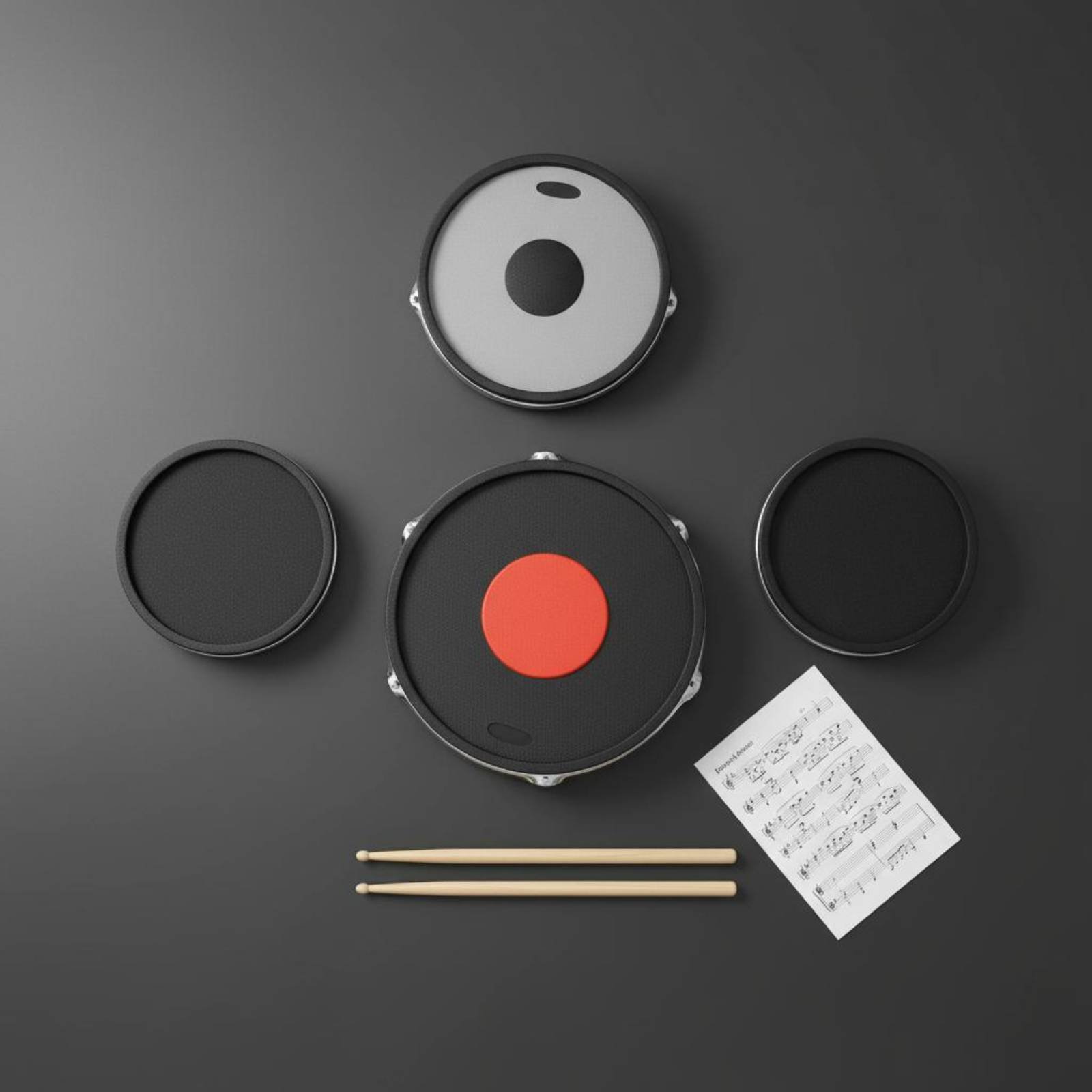 Rubber Drum and Cymbal Mutes N - Drum Practice Pad recensie en prijs