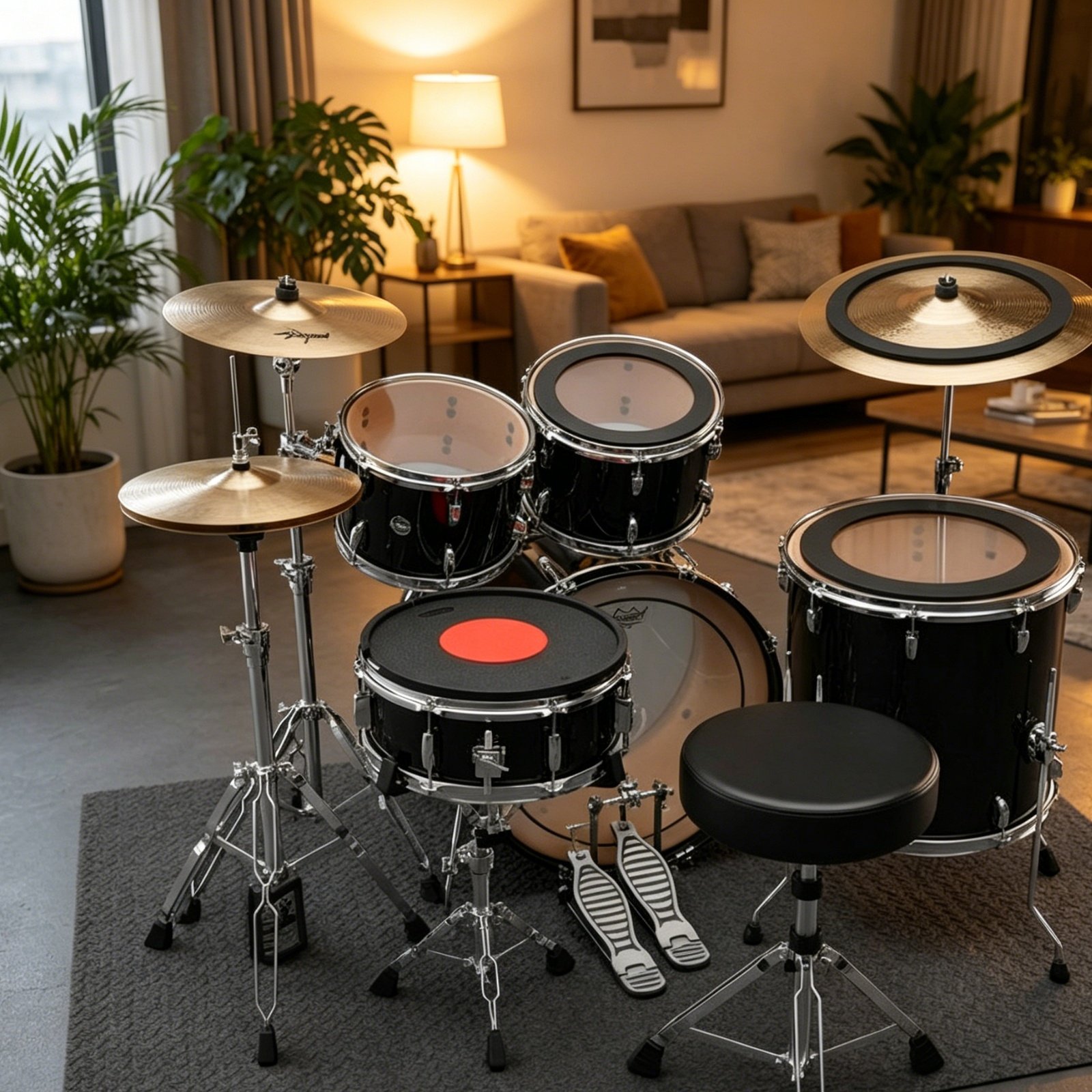 Rubber Drum and Cymbal Mutes N - Drum Practice Pad recensie en prijs