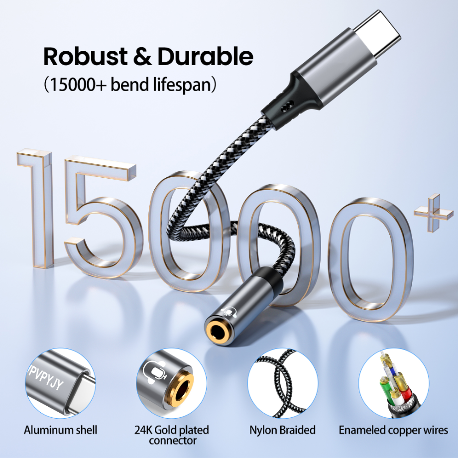 Type C To 3.5mm Jack Headphone - Contact Pickup Mic recensie en prijs