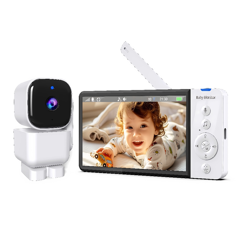 New 5'' Video Baby Monitor Wit - Audio Music For Video recensie en prijs