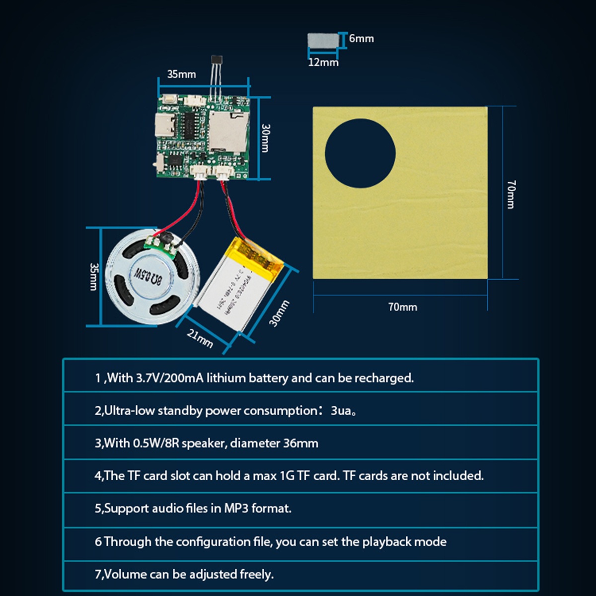 Programmable Sound Recorder Mo - Audio Music Mp3 Downloader recensie en prijs