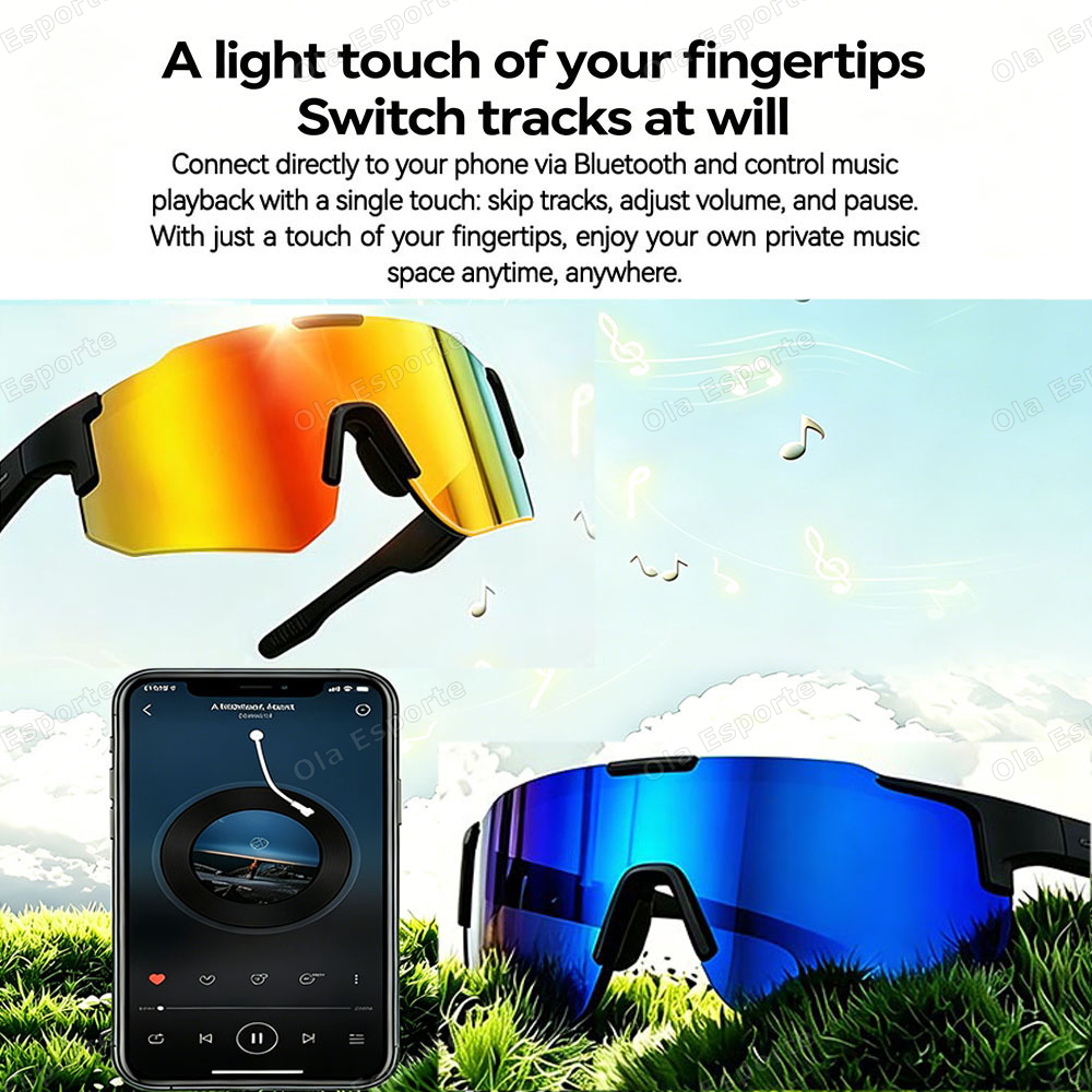 Cycling Smart Glasses Camera B - Audio Music For Video recensie en prijs