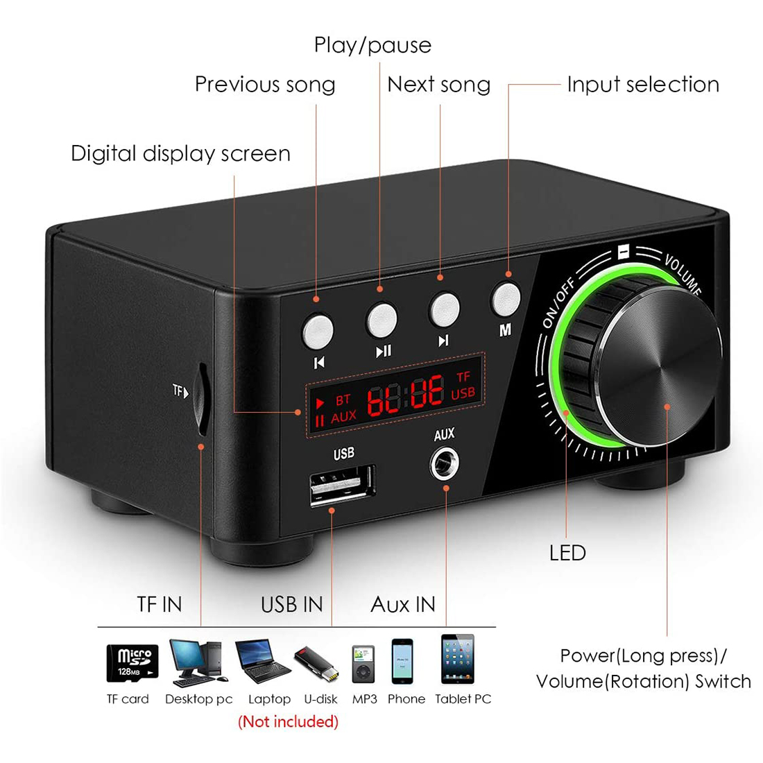50WX2 Power Amplifier Board Bl - Audio Music Player recensie en prijs