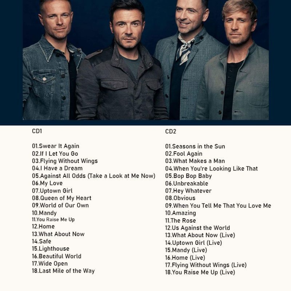 Westlife Greatest Hits 2CD Dis - Audio Music Westlife recensie en prijs