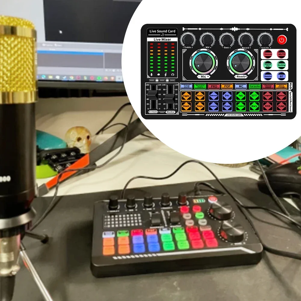 USB Audio Mixer Live Sound Car - Audio Music Voice Changer recensie en prijs