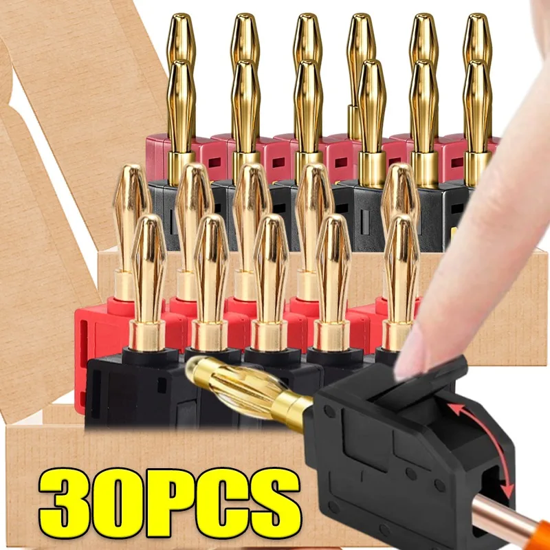 4mm 32A No Solder Banana Plug  - Audio Music Test recensie en prijs