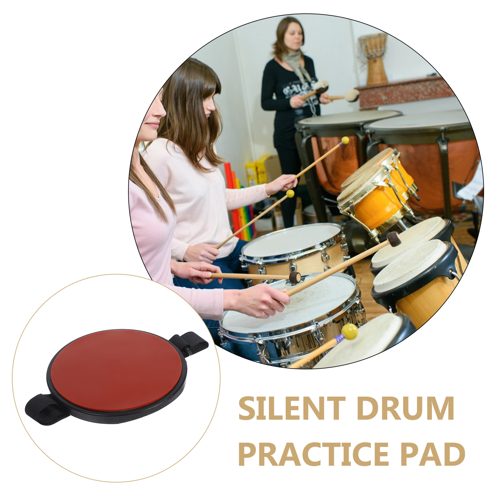 Silent Portable Drum Pad Silic - Drum Practice Pad recensie en prijs