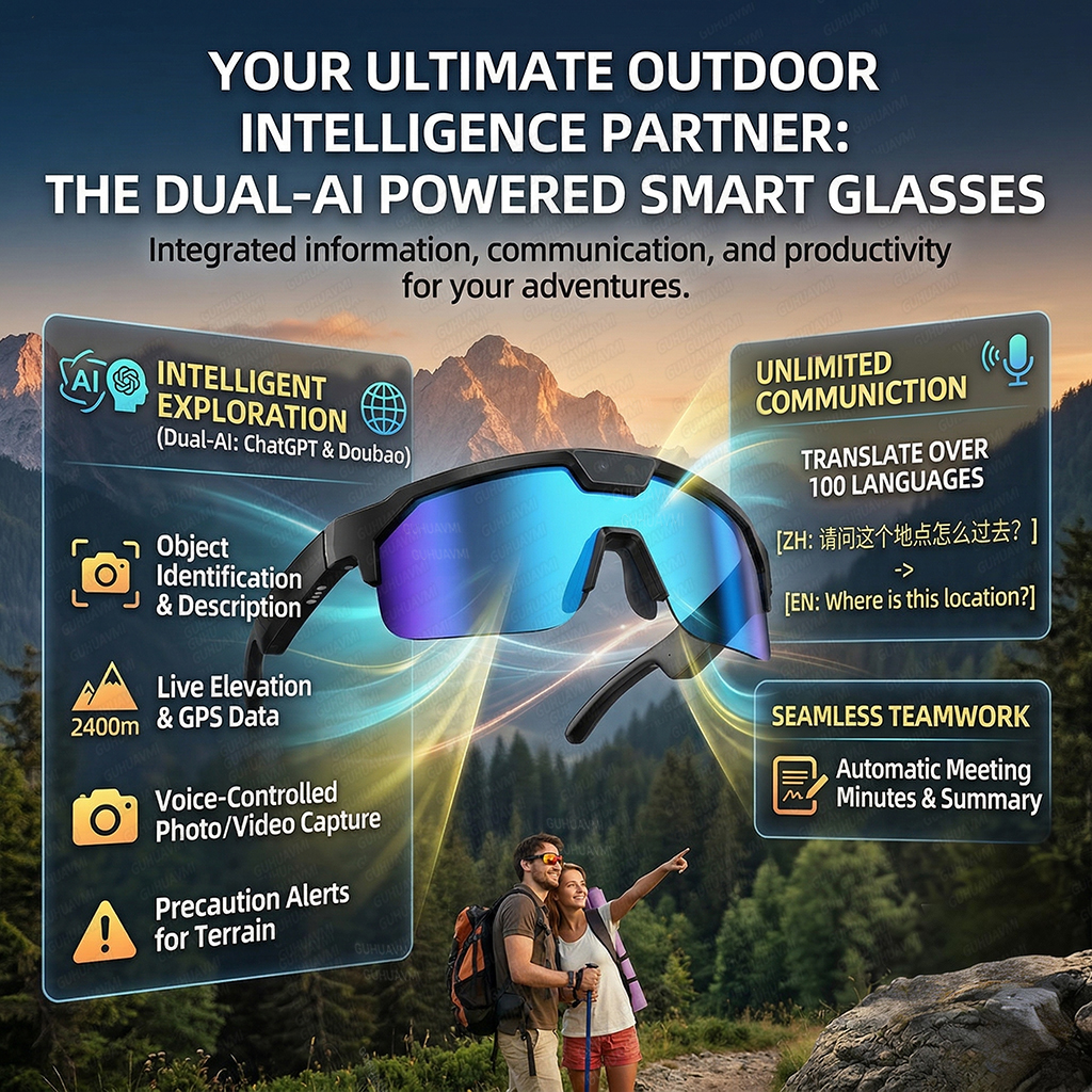 2026 New AI Smart Sports Glass - Audio Music For Video recensie en prijs