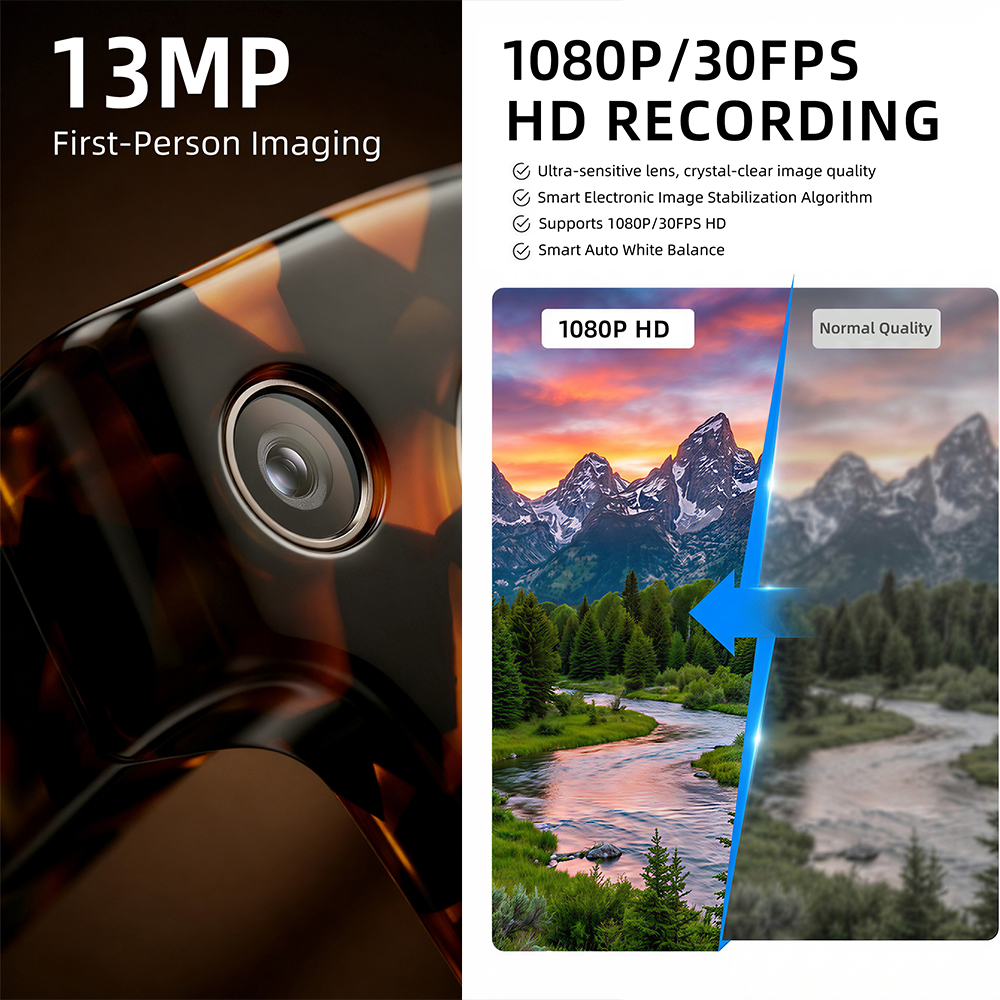 G600 Pro AI Smart Glasses 13MP - Audio Music For Video recensie en prijs
