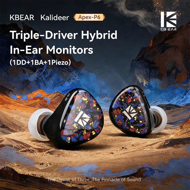  KBEAR Kalideer Apex-P6 HiFi  - Audio Music Technology recensie en prijs