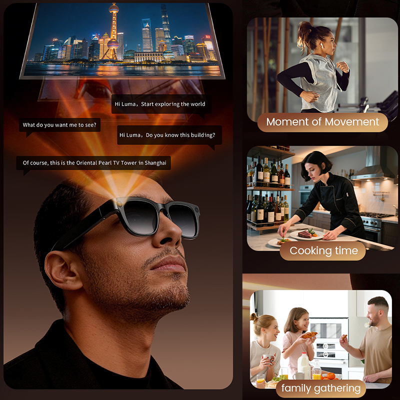 1300W HD Camera Smart AI Glass - Audio Music To Video Ai Free recensie en prijs