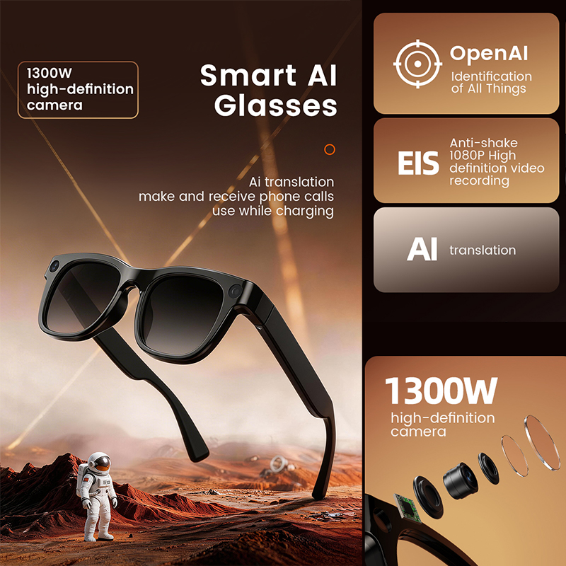 1300W HD Camera Smart AI Glass - Audio Music To Video Ai Free recensie en prijs