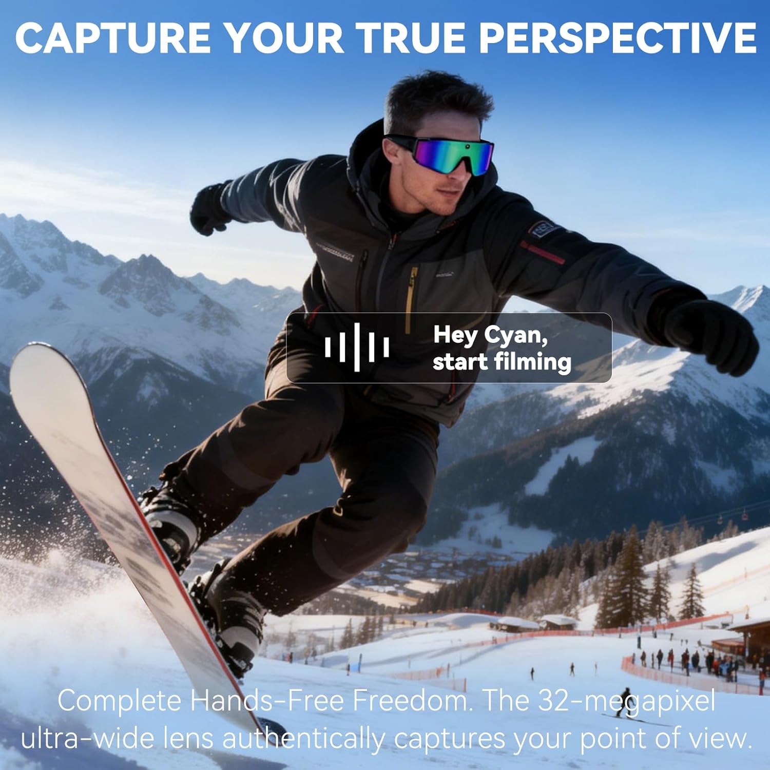 Smart AI Sunglasses 1200P HD V - Audio Music To Video Ai Free recensie en prijs
