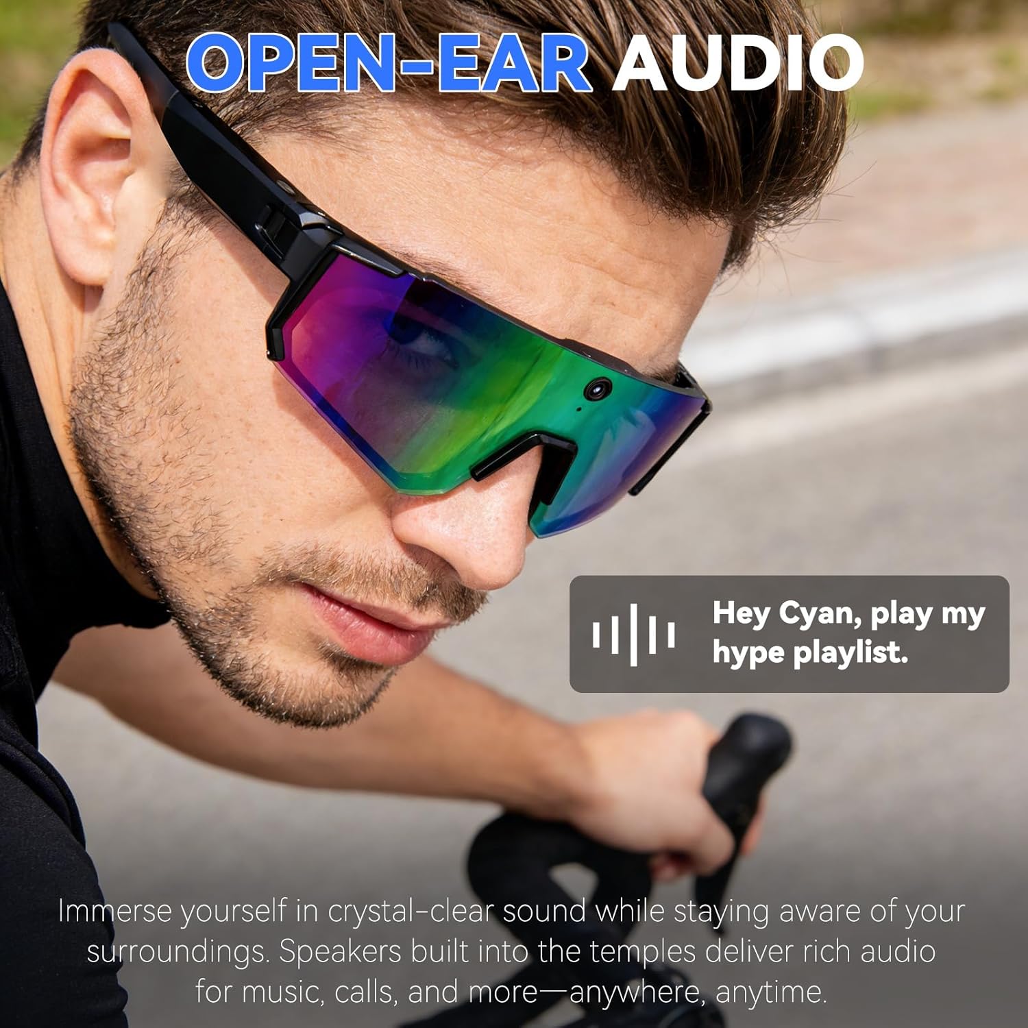 Smart AI Sunglasses 1200P HD V - Audio Music To Video Ai Free recensie en prijs