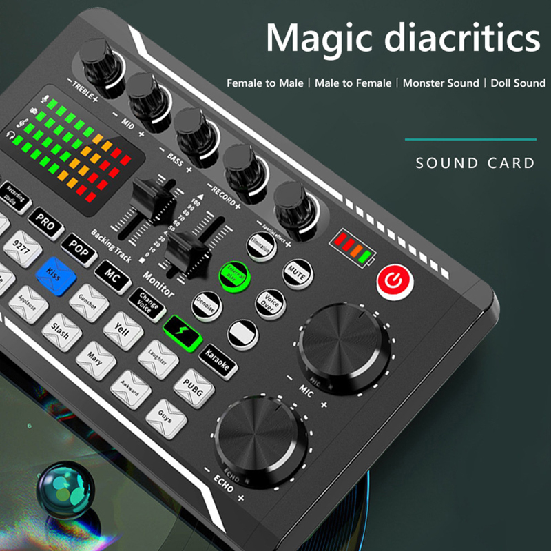 F998 Live Sound Card Audio DJ  - Audio Music Voice Changer recensie en prijs