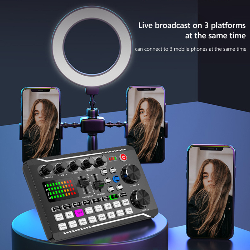 F998 Live Sound Card Audio DJ  - Audio Music Voice Changer recensie en prijs