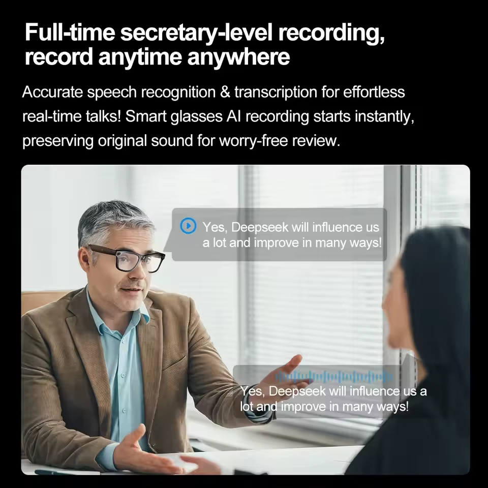 2026 New AI Smart Glasses with - Audio Music For Video recensie en prijs
