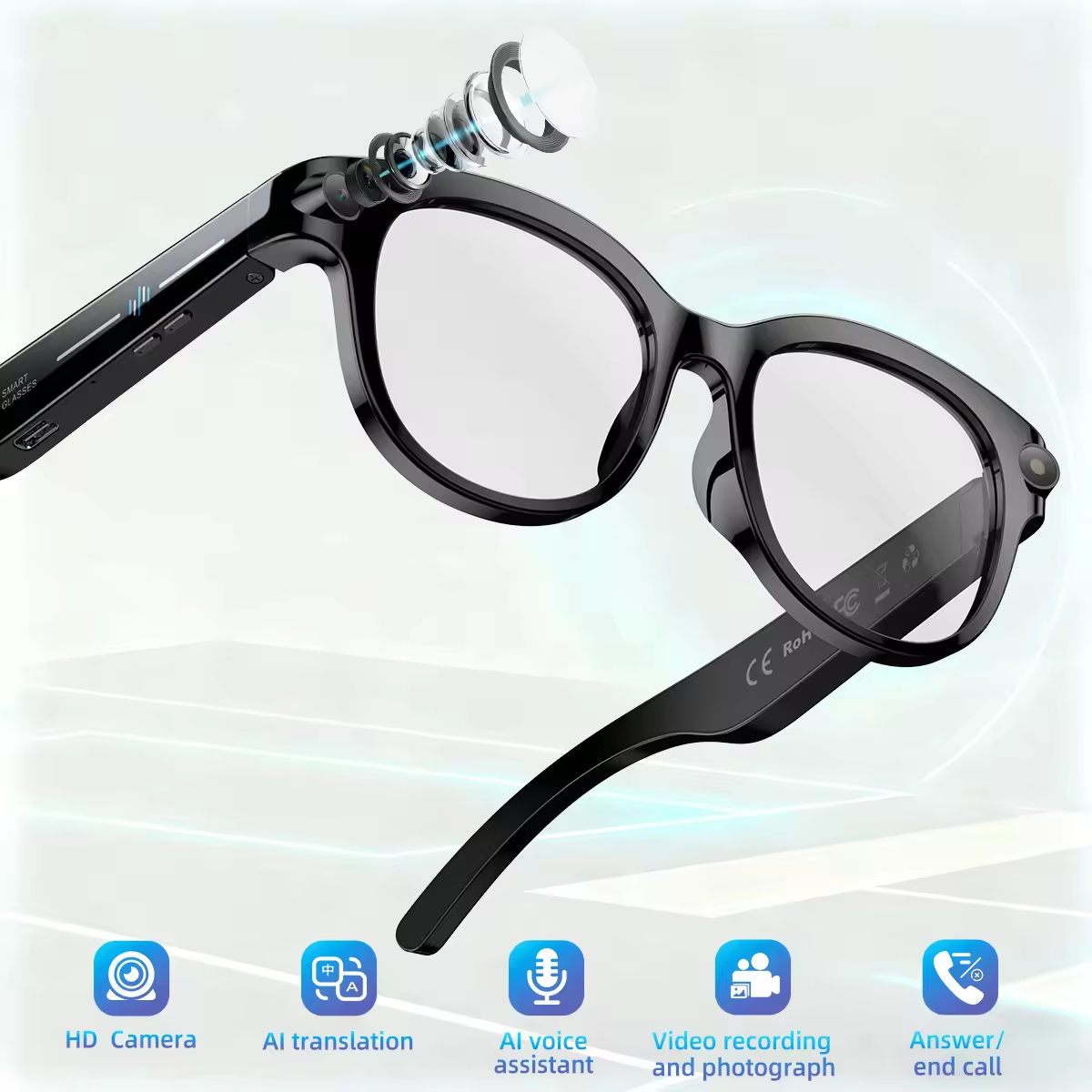 2026 New AI Smart Glasses with - Audio Music For Video recensie en prijs