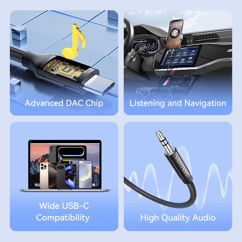Vention DAC Chip USB Type C to - Contact Pickup Mic recensie en prijs