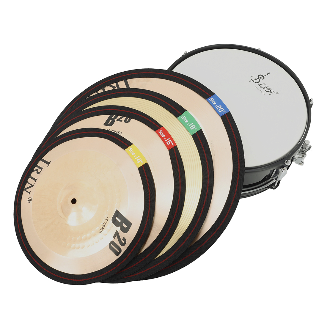 4Pcs/Set Drum Practice Cymbal  - Drum Practice Pad recensie en prijs