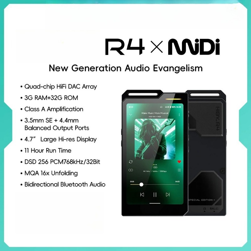 R4 MiDi Version ES9018Q2M*4 An - Audio Music Player recensie en prijs
