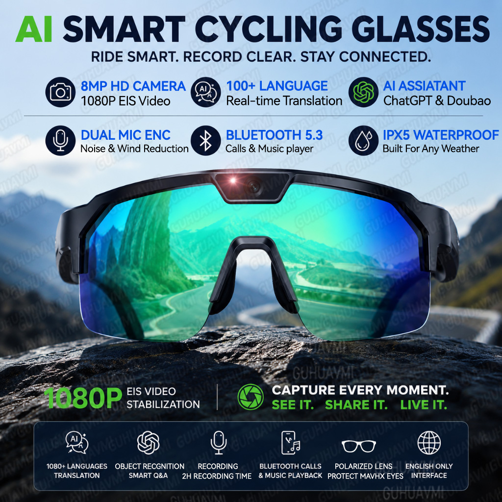 2026 Upgrade Smart Glasses wit - Audio Music For Video recensie en prijs