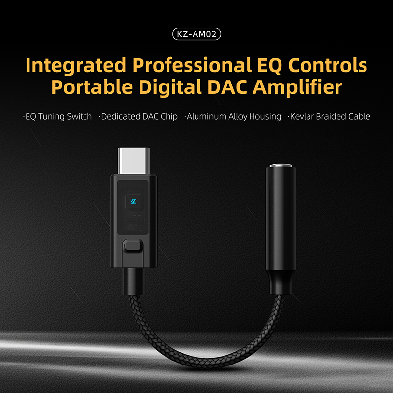 KZ AM02 Portable DAC/AMP | Pro - Headphone Amplifier Dac recensie en prijs
