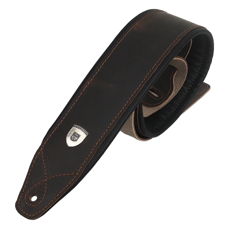 Soldier Top Layer Leather Guit - Guitar Strap Padded recensie en prijs