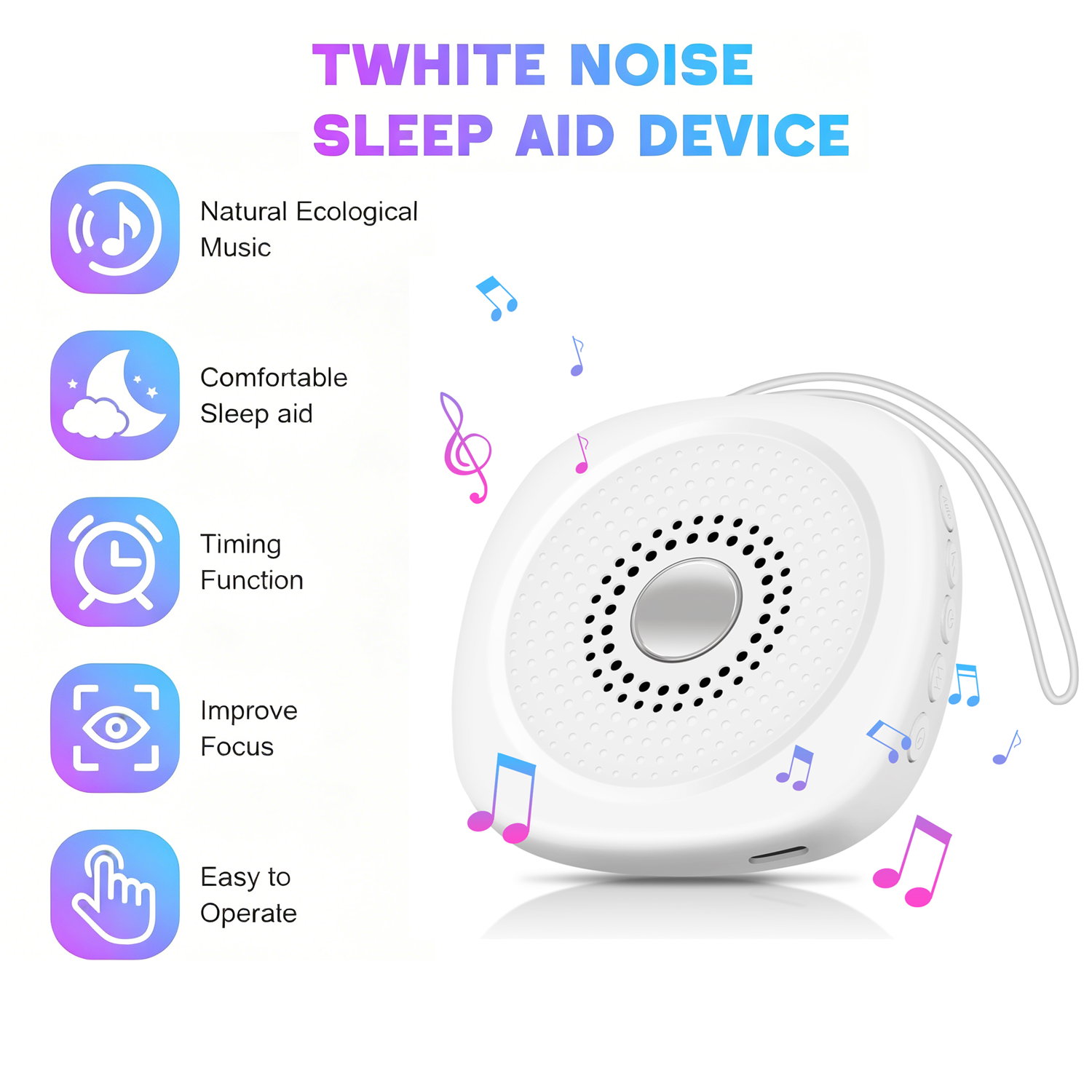 White Noise Sound Machine with - Audio Music Maker recensie en prijs